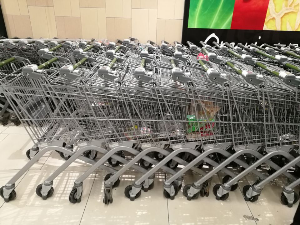 Euro style Shopping trolley/cart project for supermarket