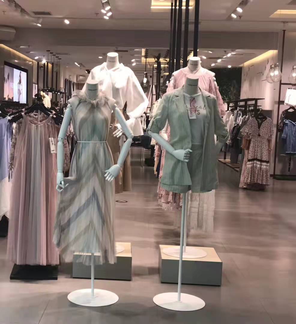 Mannequins for clothing store