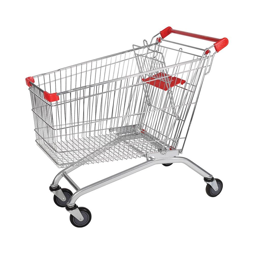 European me<x>tal supermarket Shopping cart&Trolley