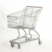 Germany style supermarket metal shopping trolley&cart