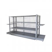 Wire Mesh Back Panel Gondola Supermarket Shelving&Display Ra