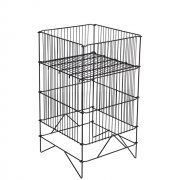 Supermarket shelf wire mesh dump bin