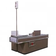 Custom Supermarket Retail Store Checkout Cashier Counter wit